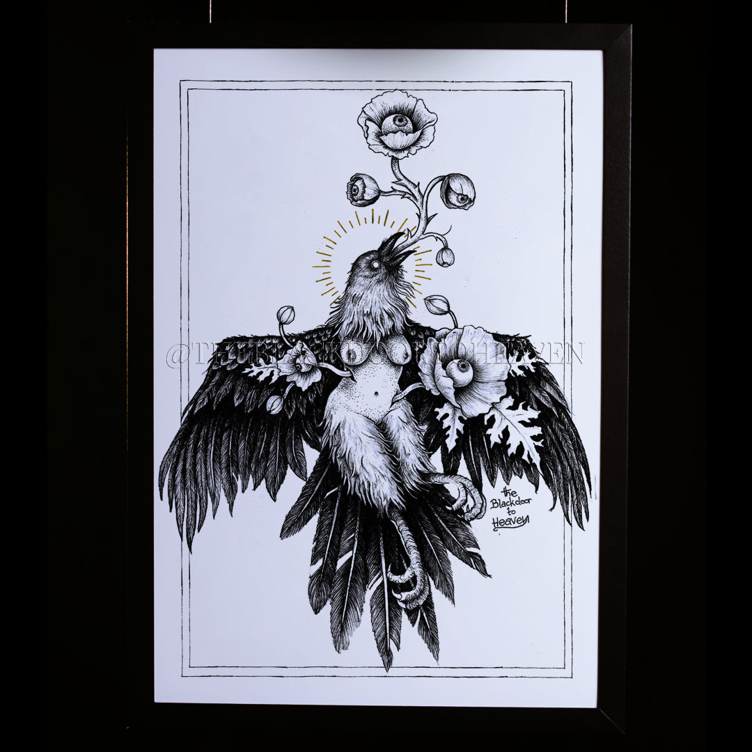 Lady Crow - Print