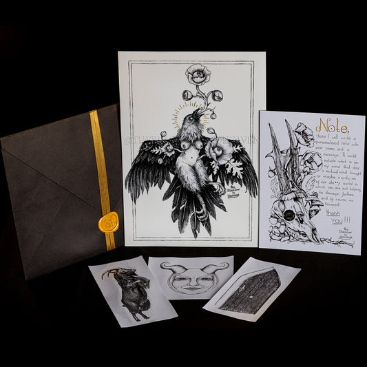 Lady Crow - Print